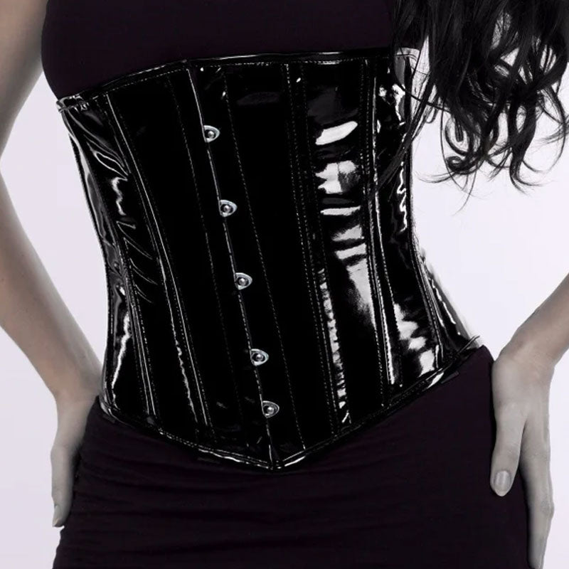 Waist Trainer/Steel Boned corset~ Lace up ~handmade ~ Underbust corset