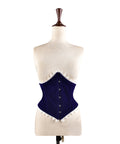 Steel Boned Womens Velvet Corset – Waist Cincher