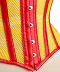 Medieval Sheer Steel-Boned Lace-Up Corset