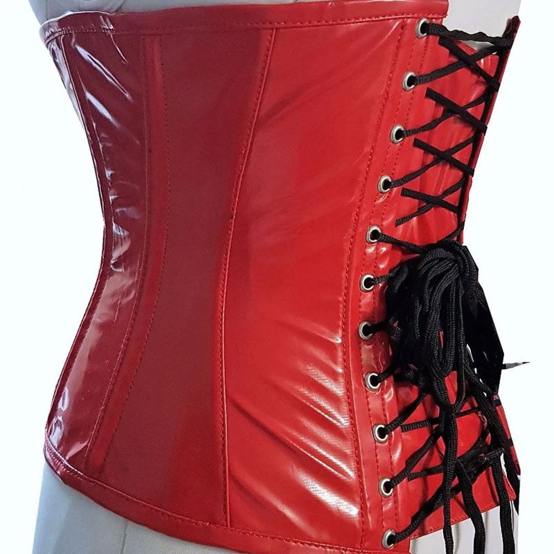 Waist Trainer/Steel Boned corset~ Lace up ~handmade ~ Underbust corset