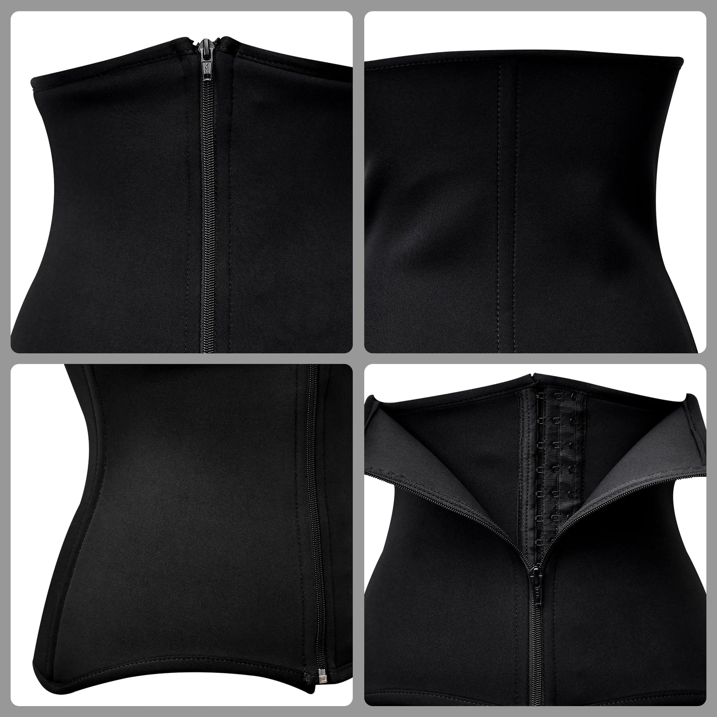 Black Spandex Plus size Waist Trainer/ Faja for waist reduction