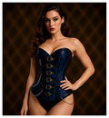 Elegant Overbust Handmade Steel Boned Corset for Women