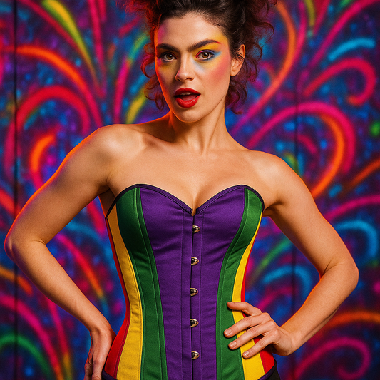 Unique Handmade Medieval Corset with Front Hook Steel Boning and Laceup Design, Back Lace Drawstring, Trendy Waist Shaper for Women Gift