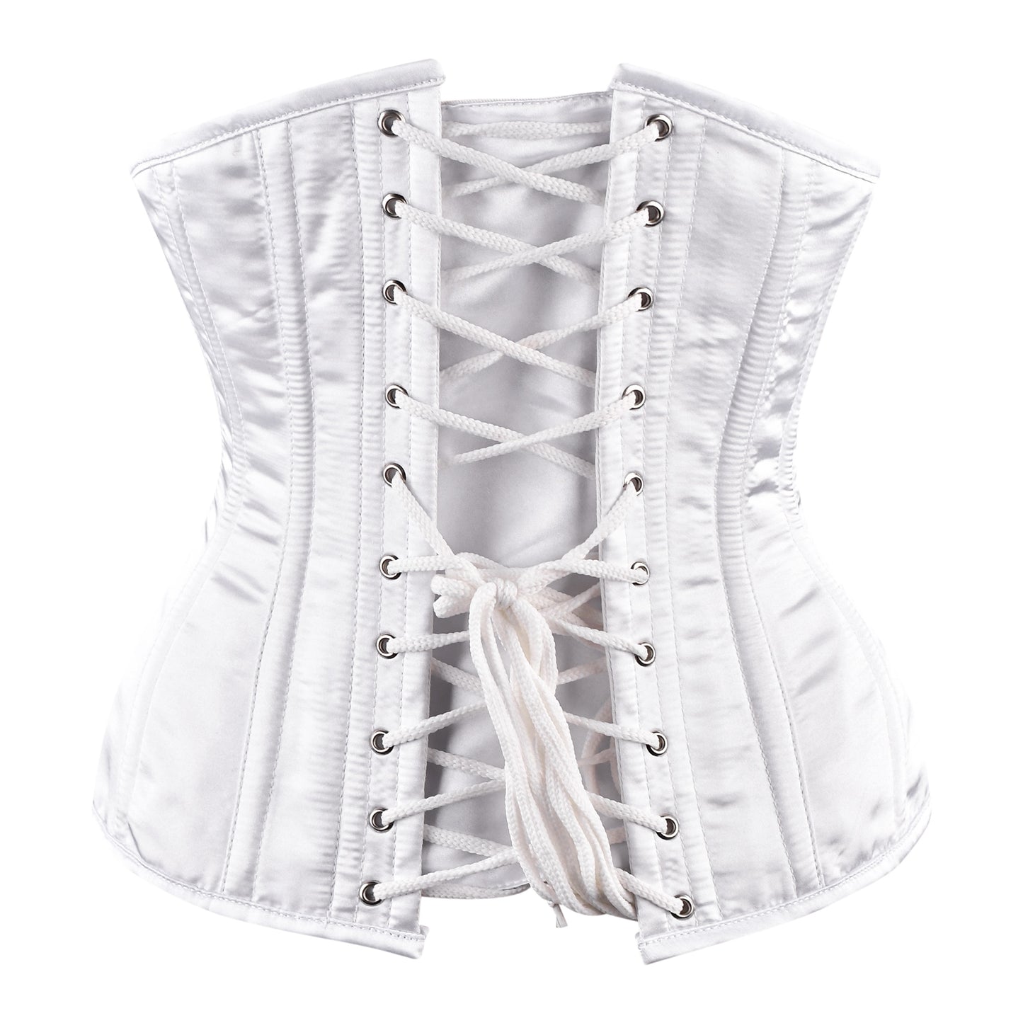 Ivory Enchantress Underbust Corset (Satin White)