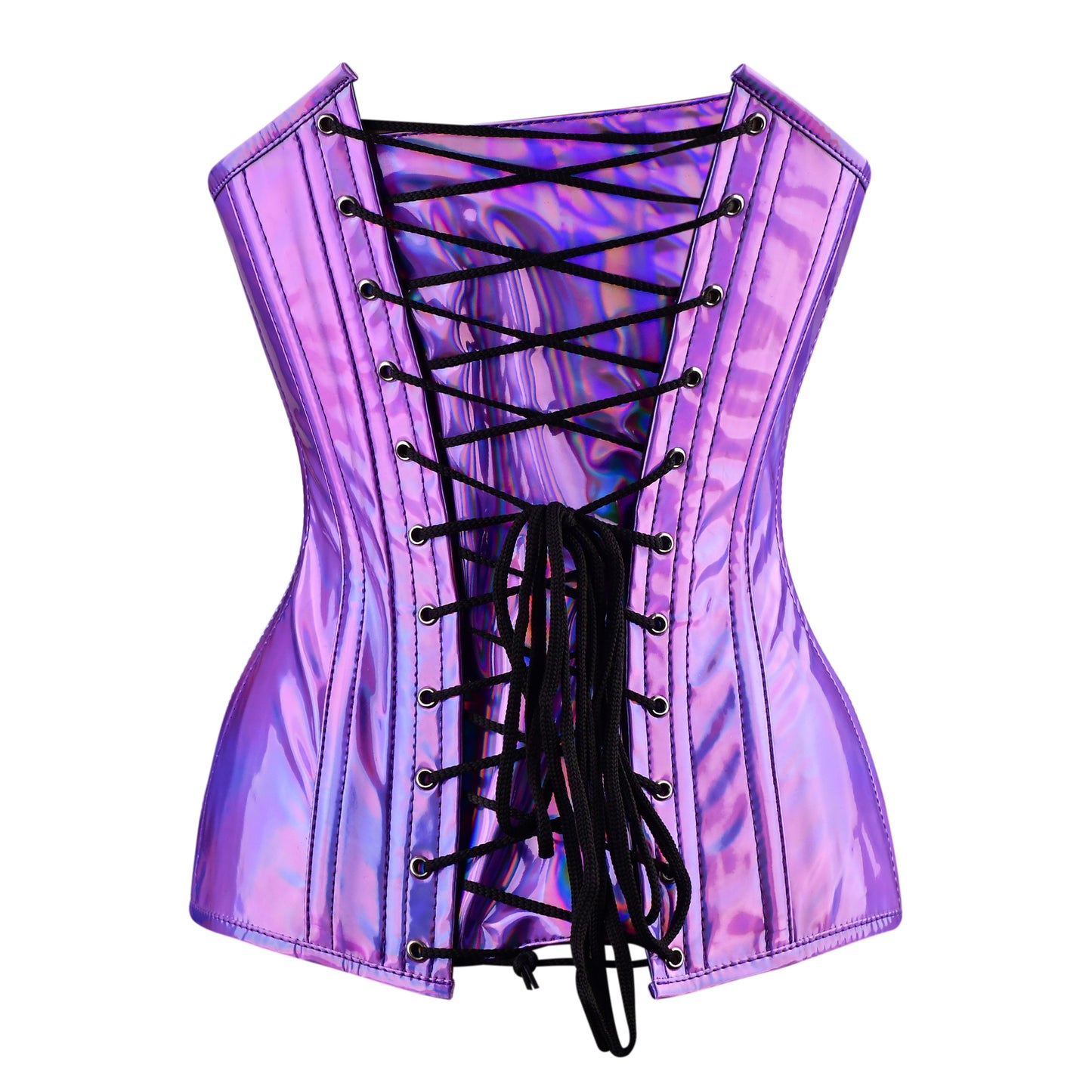 Nebula Amethyst Overbust Corset (Iridescent Violet)