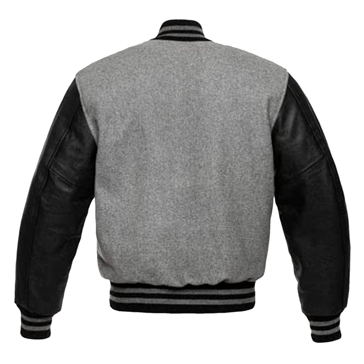 Men Varsity, Baseball Jacket, Wool Blazer with Leather Sleeves