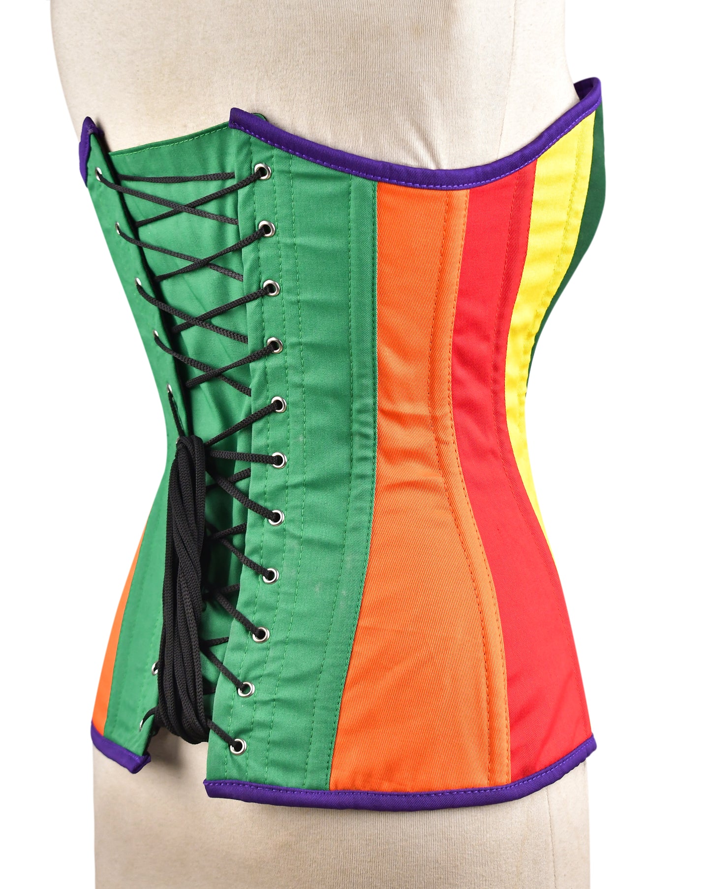 Unique Handmade Medieval Corset with Front Hook Steel Boning and Laceup Design, Back Lace Drawstring, Trendy Waist Shaper for Women Gift