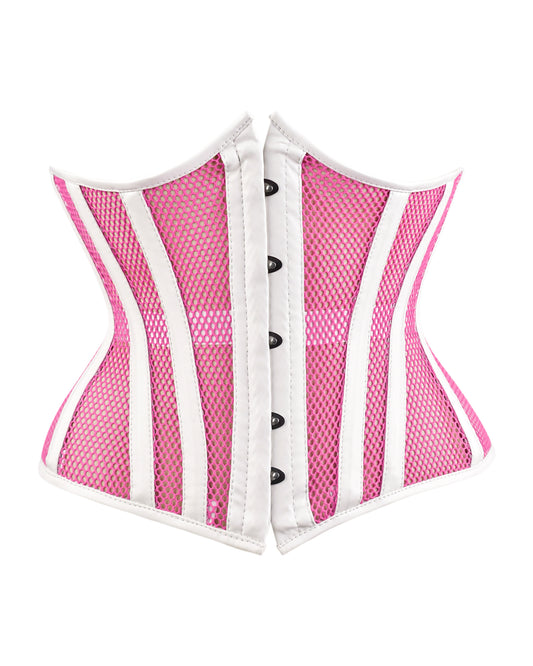 Medieval Sheer Steel-Boned Lace-Up Corset