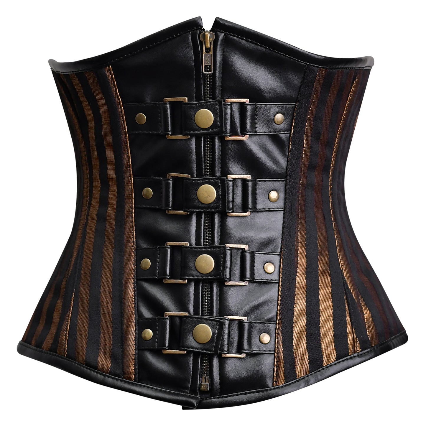 Brown Brocade Lacemade Under bust