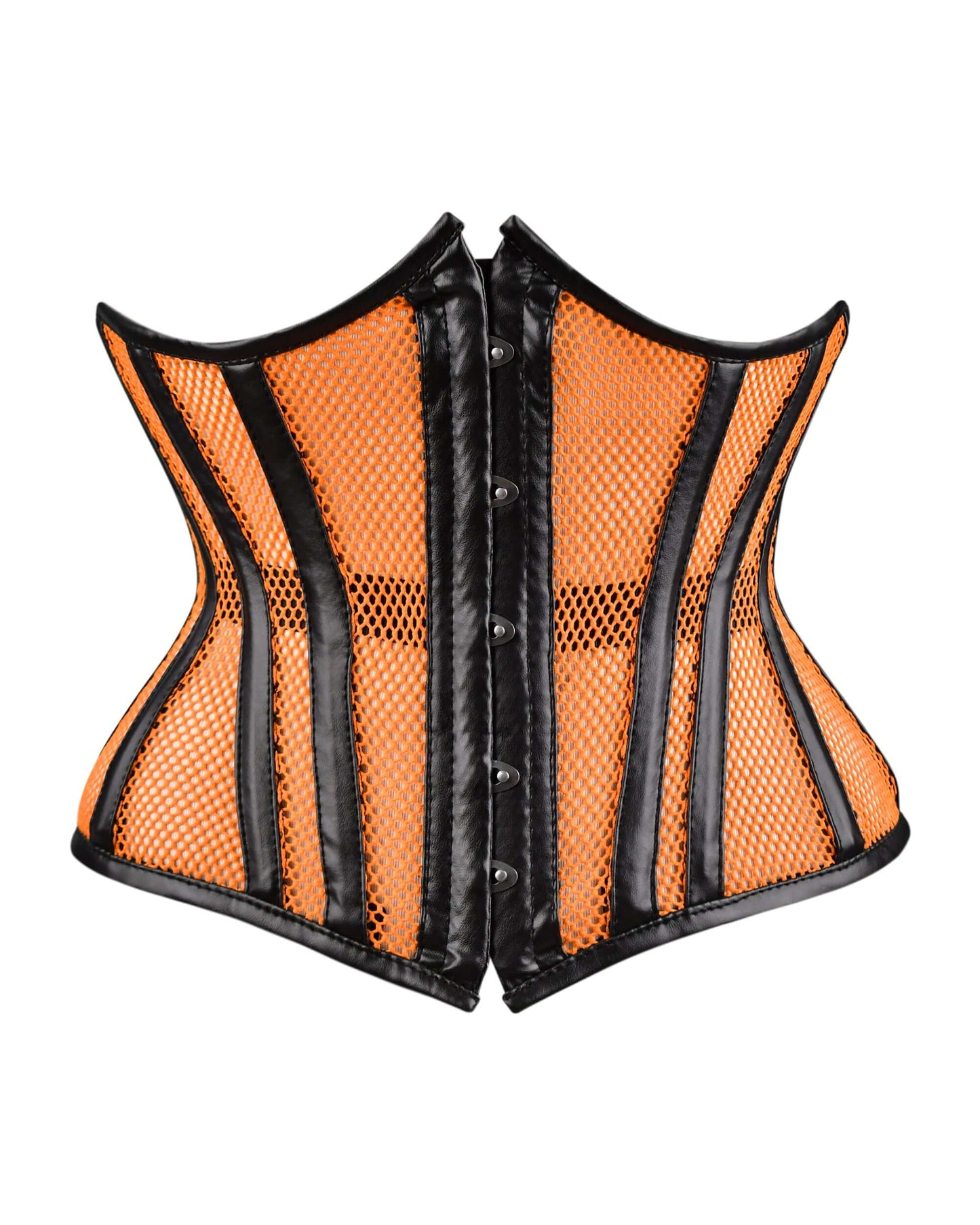 Medieval Sheer Steel-Boned Lace-Up Corset
