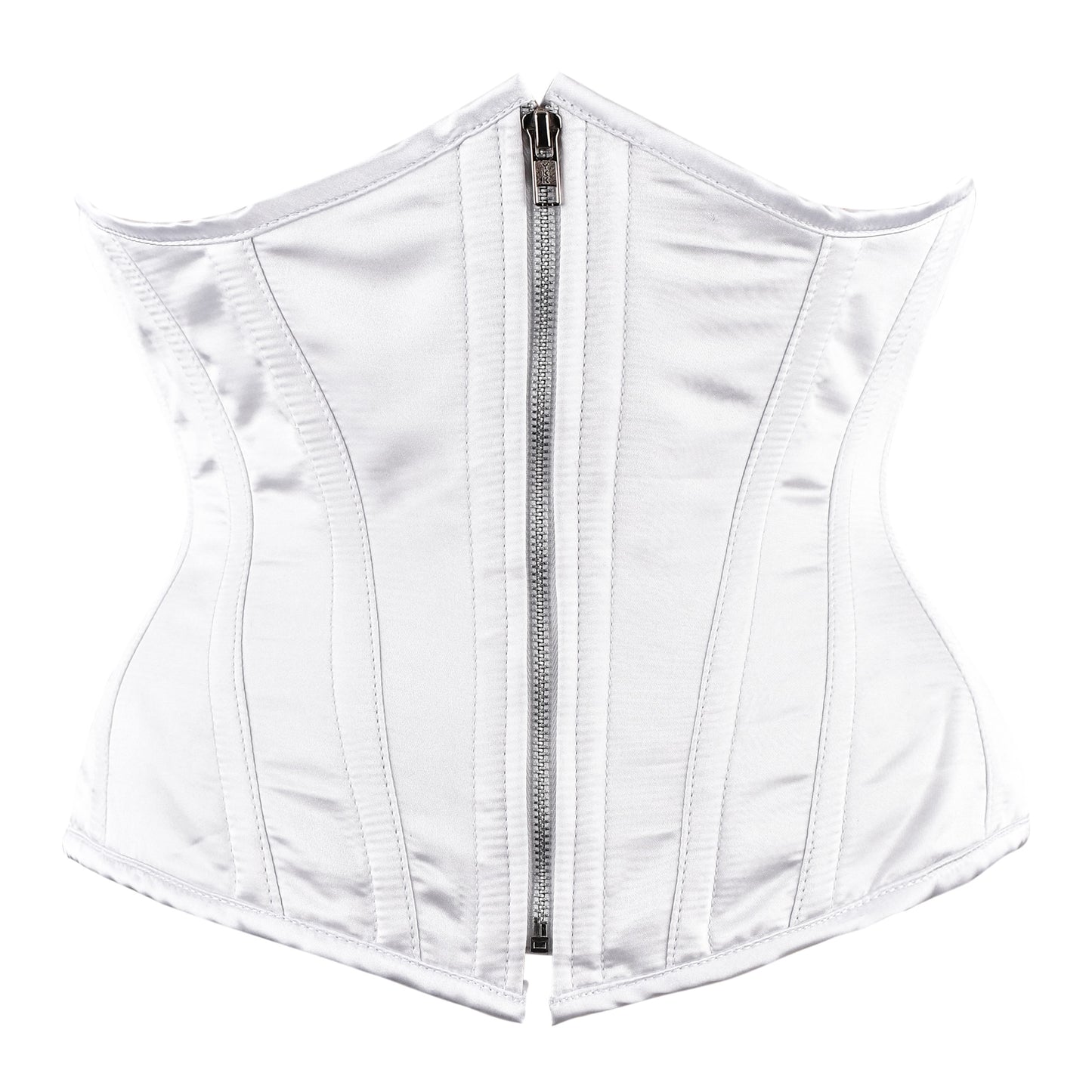 Ivory Enchantress Underbust Corset (Satin White)