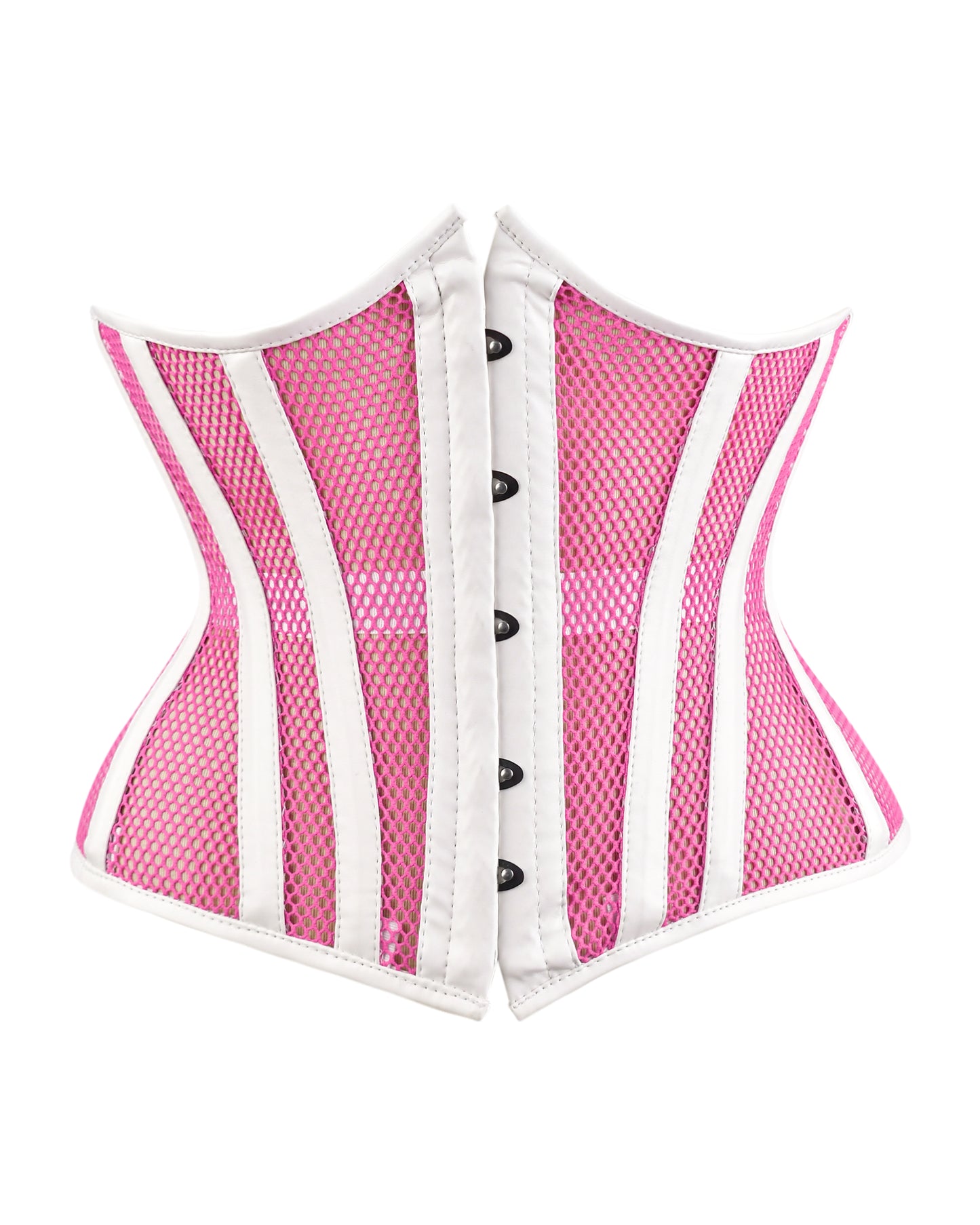 Medieval Sheer Steel-Boned Lace-Up Corset