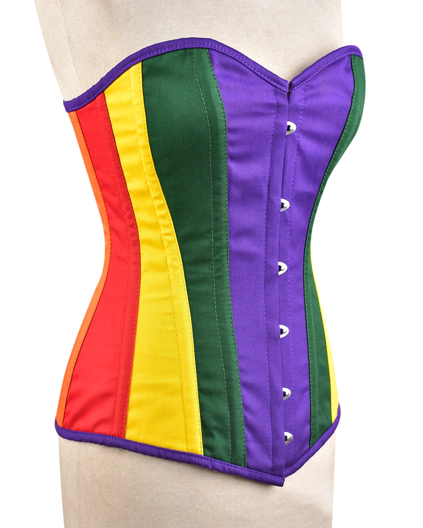 Unique Handmade Medieval Corset with Front Hook Steel Boning and Laceup Design, Back Lace Drawstring, Trendy Waist Shaper for Women Gift