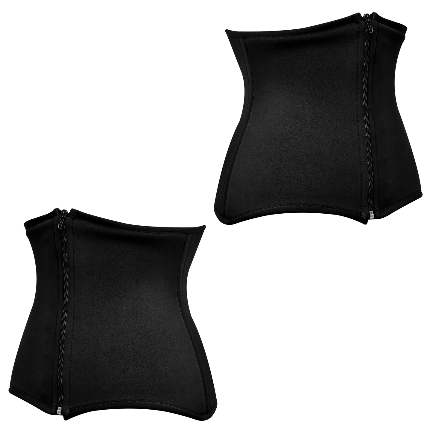 Black Spandex Plus size Waist Trainer/ Faja for waist reduction