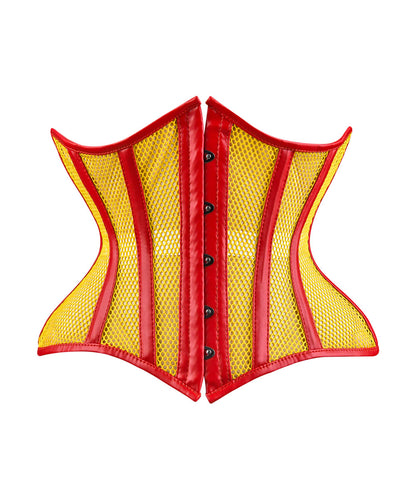 Medieval Sheer Steel-Boned Lace-Up Corset