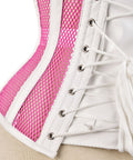 Medieval Sheer Steel-Boned Lace-Up Corset