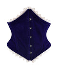 Steel Boned Womens Velvet Corset –  Waist Cincher
