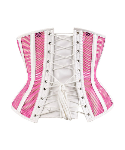 Medieval Sheer Steel-Boned Lace-Up Corset