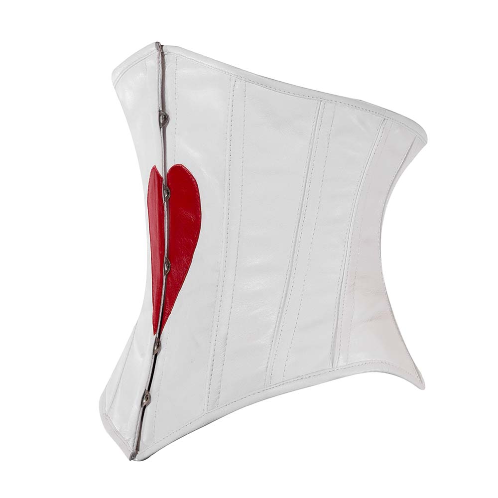 Heart corset top - Under Bust Steel Boned Corset