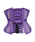 Medieval Sheer Steel-Boned Lace-Up Corset