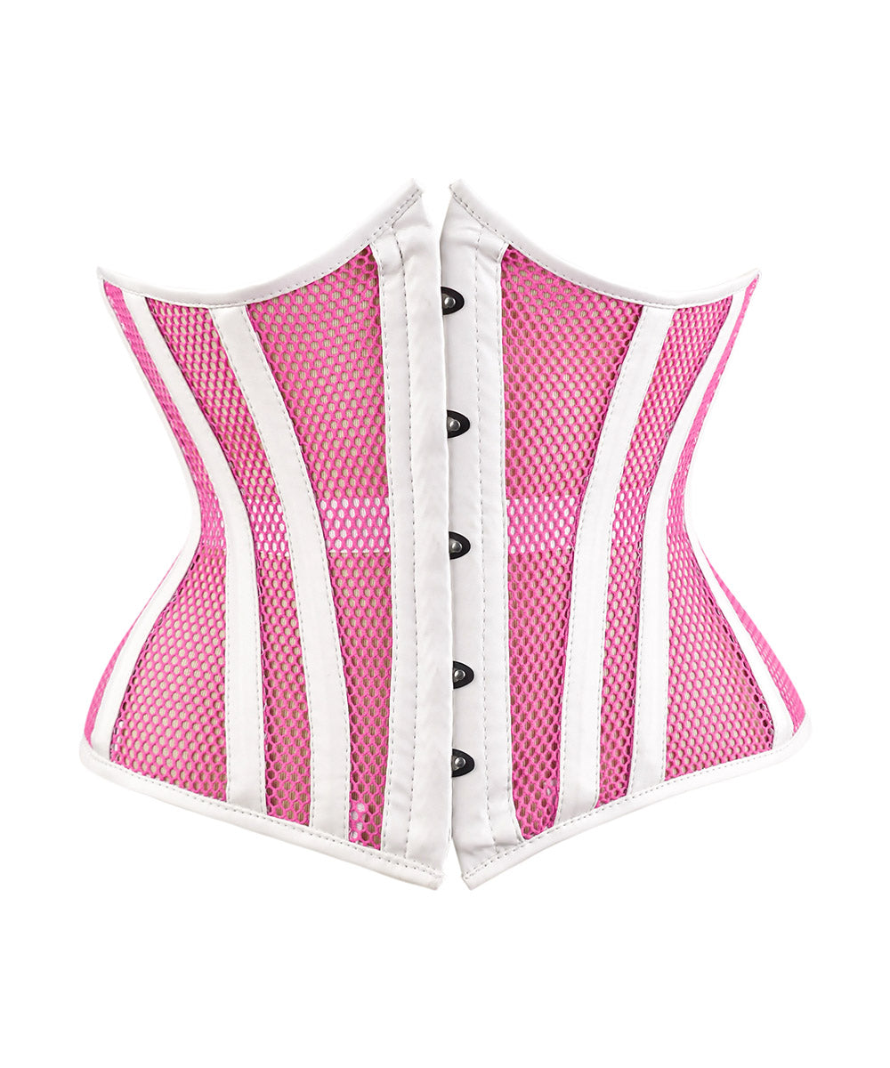 Medieval Sheer Steel-Boned Lace-Up Corset