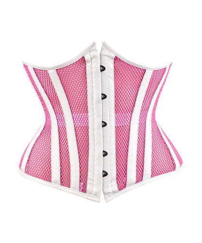 Medieval Sheer Steel-Boned Lace-Up Corset