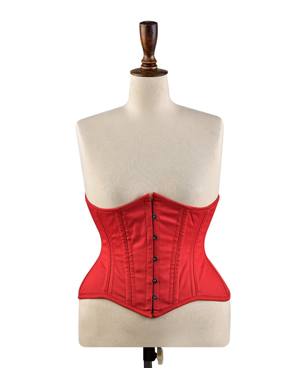Steel Boned Cotton Corset – Waist Shaper