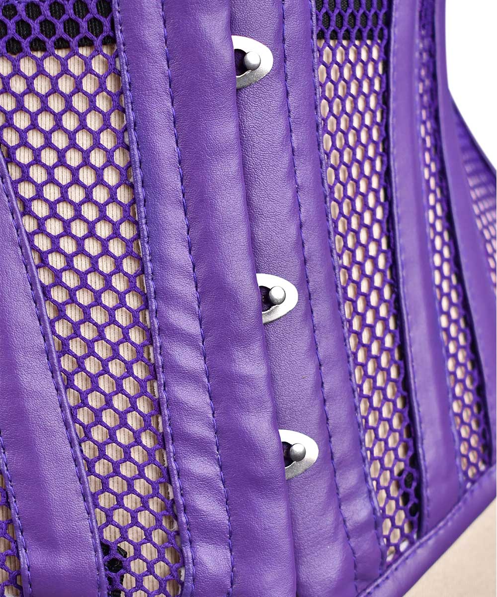 Medieval Sheer Steel-Boned Lace-Up Corset