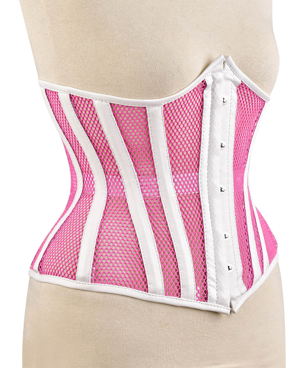 Medieval Sheer Steel-Boned Lace-Up Corset