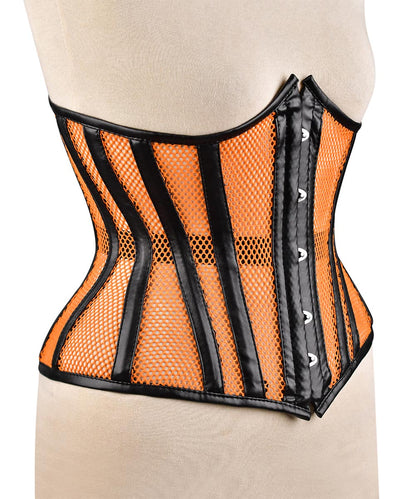 Medieval Sheer Steel-Boned Lace-Up Corset