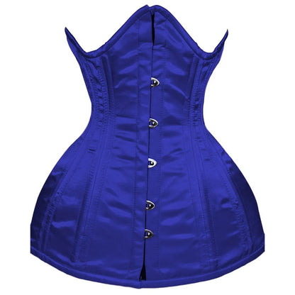 Beautiful Satin Steel Boned Underbust Lacing corset Size XS-6XL