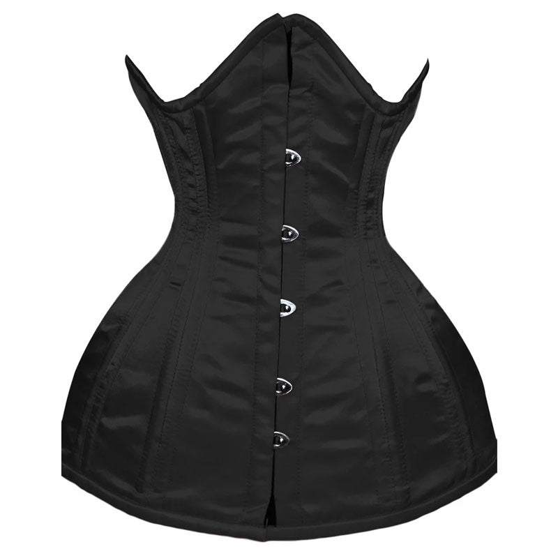 Beautiful Satin Steel Boned Underbust Lacing corset Size XS-6XL