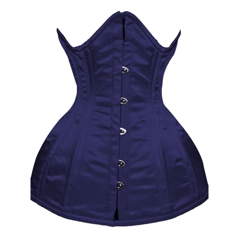 Beautiful Satin Steel Boned Underbust Lacing corset Size XS-6XL