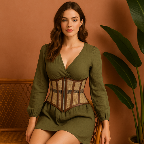 Medieval Women Underbust Corset