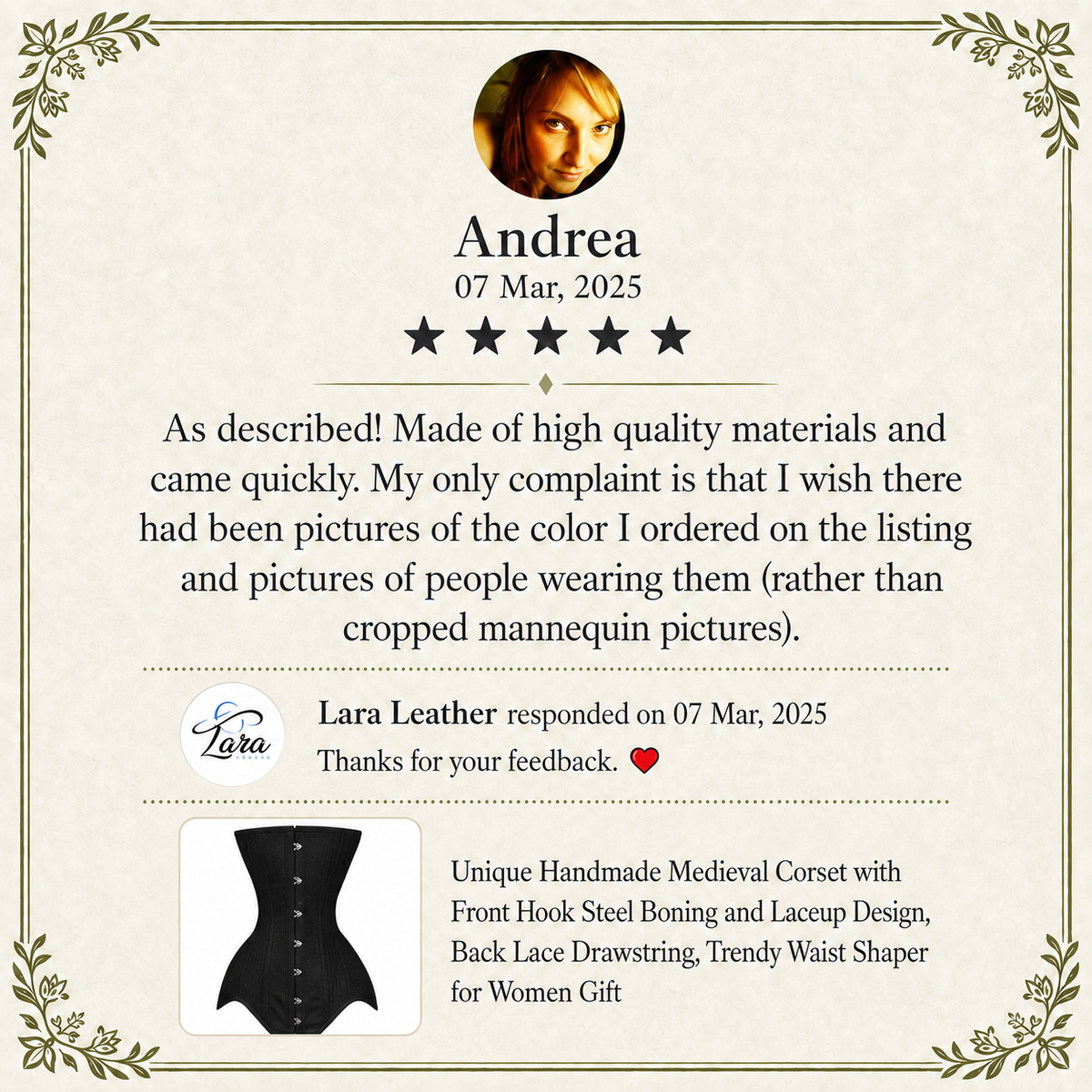 Customer Review