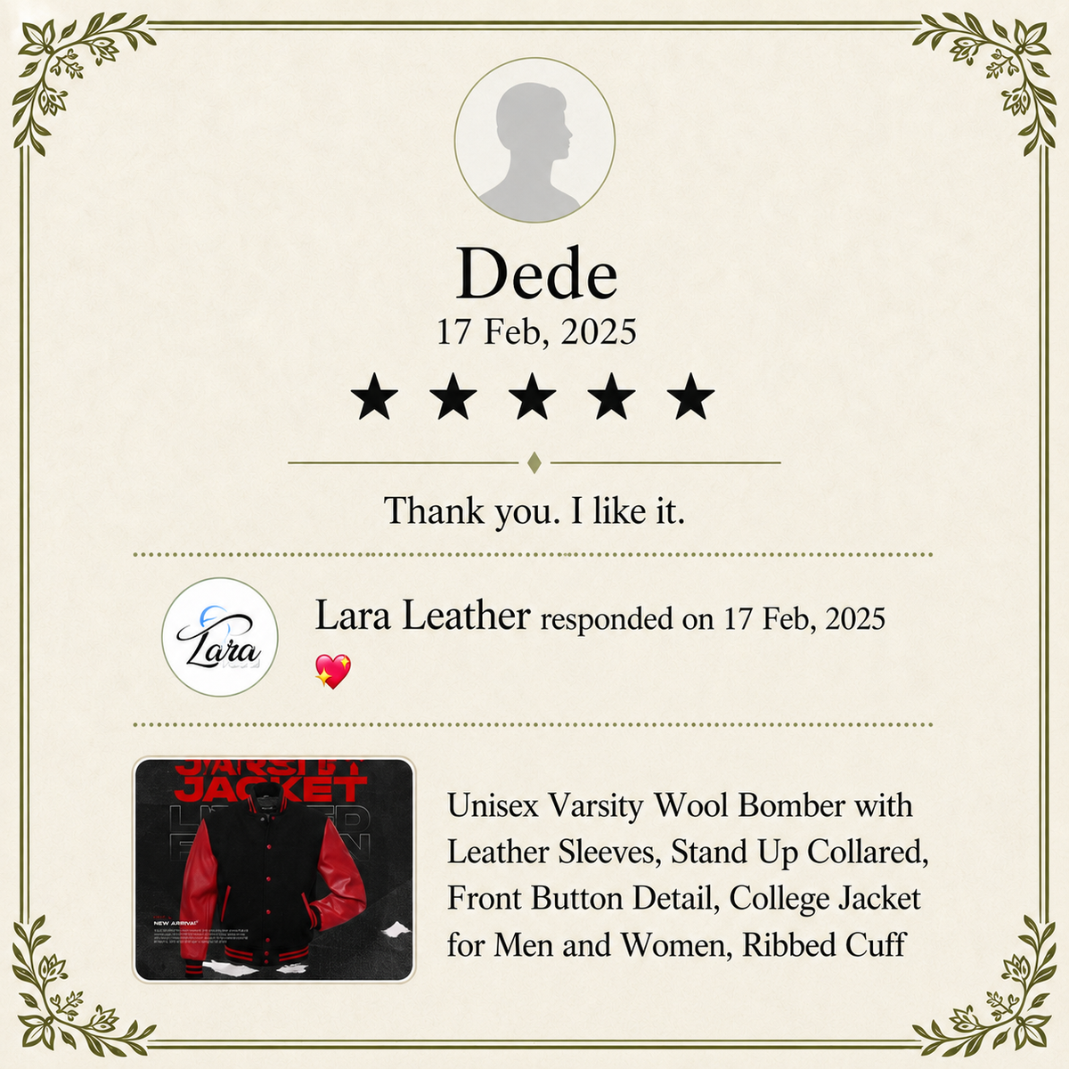 Customer Review