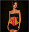 Medieval Sheer Steel-Boned Lace-Up Corset