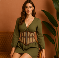 Medieval Women Underbust Corset