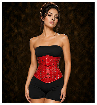 Red Corset Top - underbust Corset