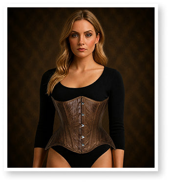 Steampunk Steel Boned Underbust corset