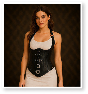 Steampunk Steel Boned Under bust corset