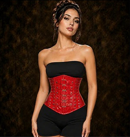 Red Corset Top - underbust Corset