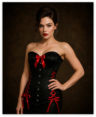Plus Size Steel Boned Overbust Corset – Laced Corset