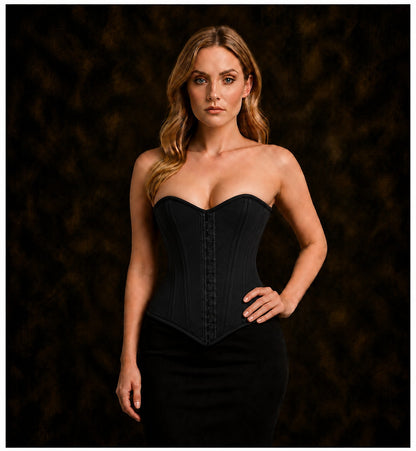 Black Spandex Under bust Waist Trainer/ Faja for waist reduction