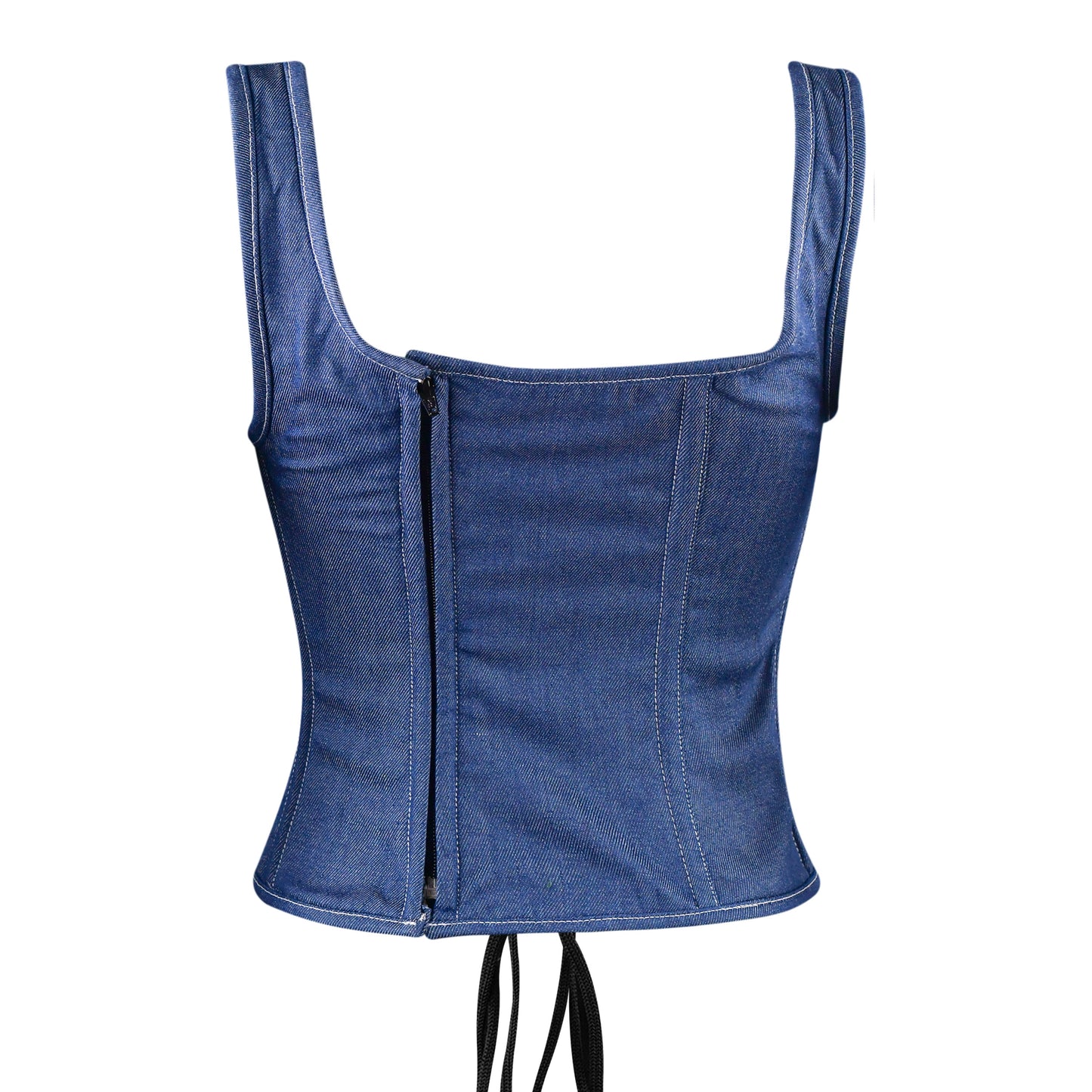 Rogue Denim Corset Top