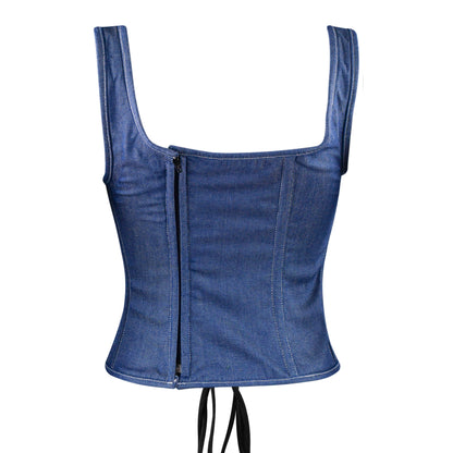 Rogue Denim Corset Top