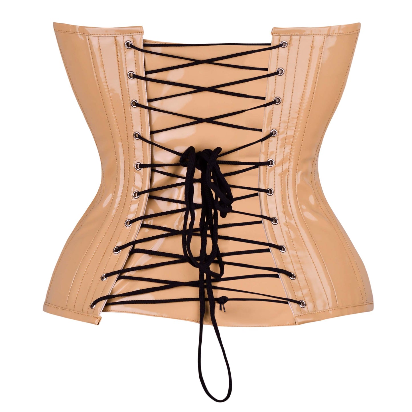The Nude Leather Over Bust Corset Top