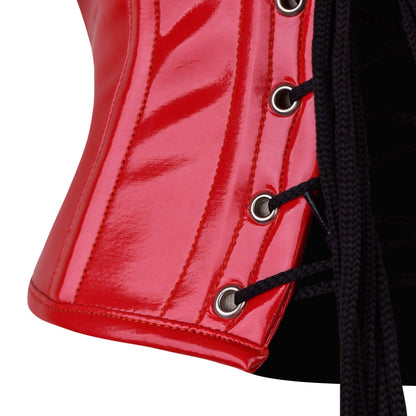 Red Patent Leather Corset