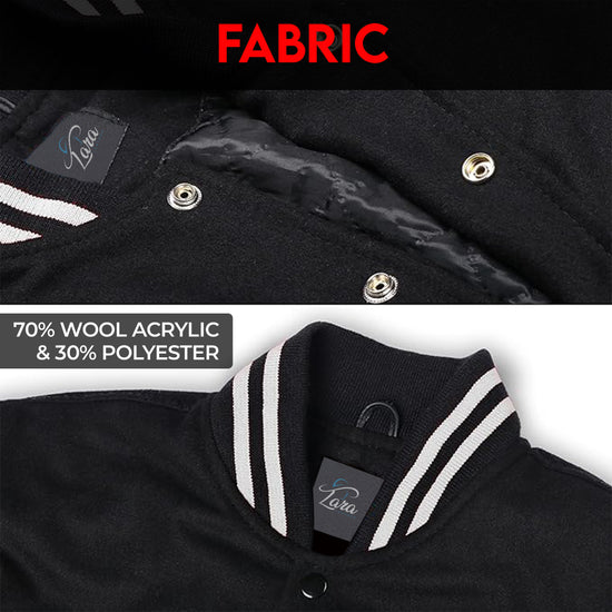 Men Varsity, Baseball , College Jacket with Leather Sleeves