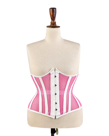 Medieval Sheer Steel-Boned Lace-Up Corset